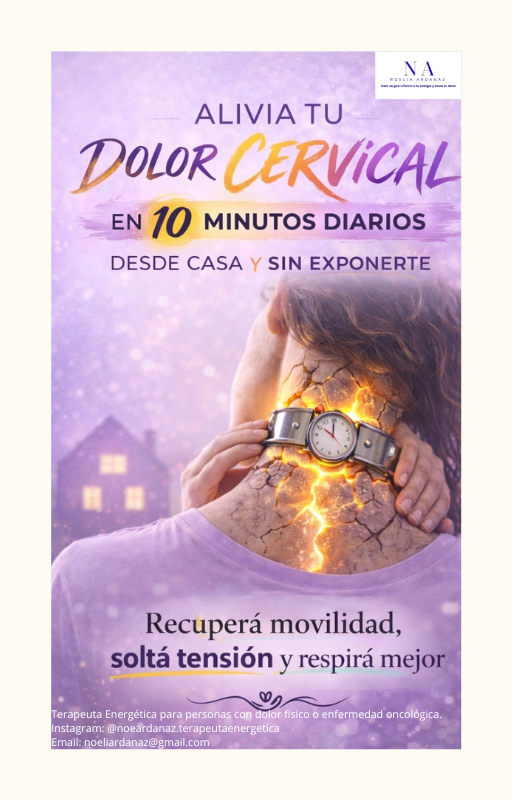 Aliviá tu dolor cervical en 10 minutos desde tu casa y sin exponerte.